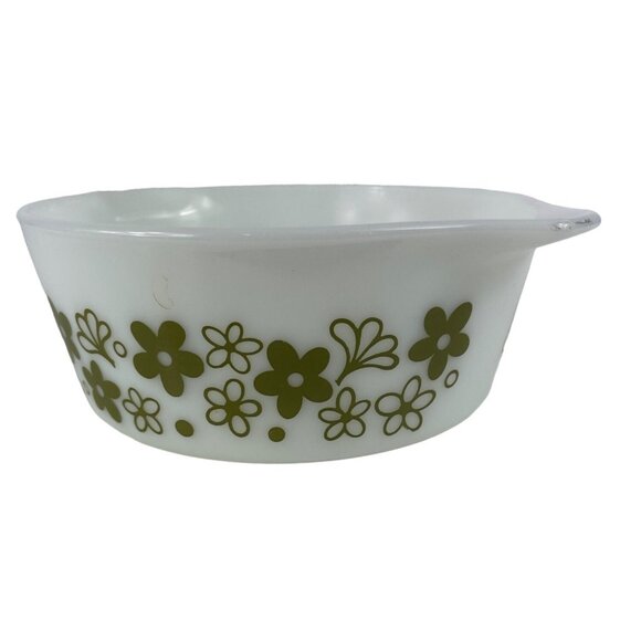 Pyrex Spring Blossom Crazy Daisy Cinderella 1.5 pt Casserole Dish 472 - Picture 2 of 11